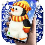 penguin live wallpaper android application logo